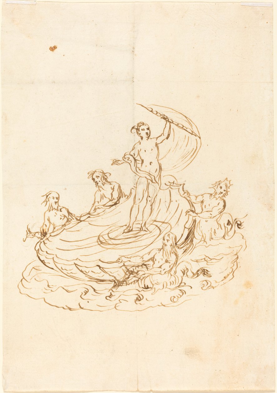 En design för en saltkällare av Italian 17th Century
