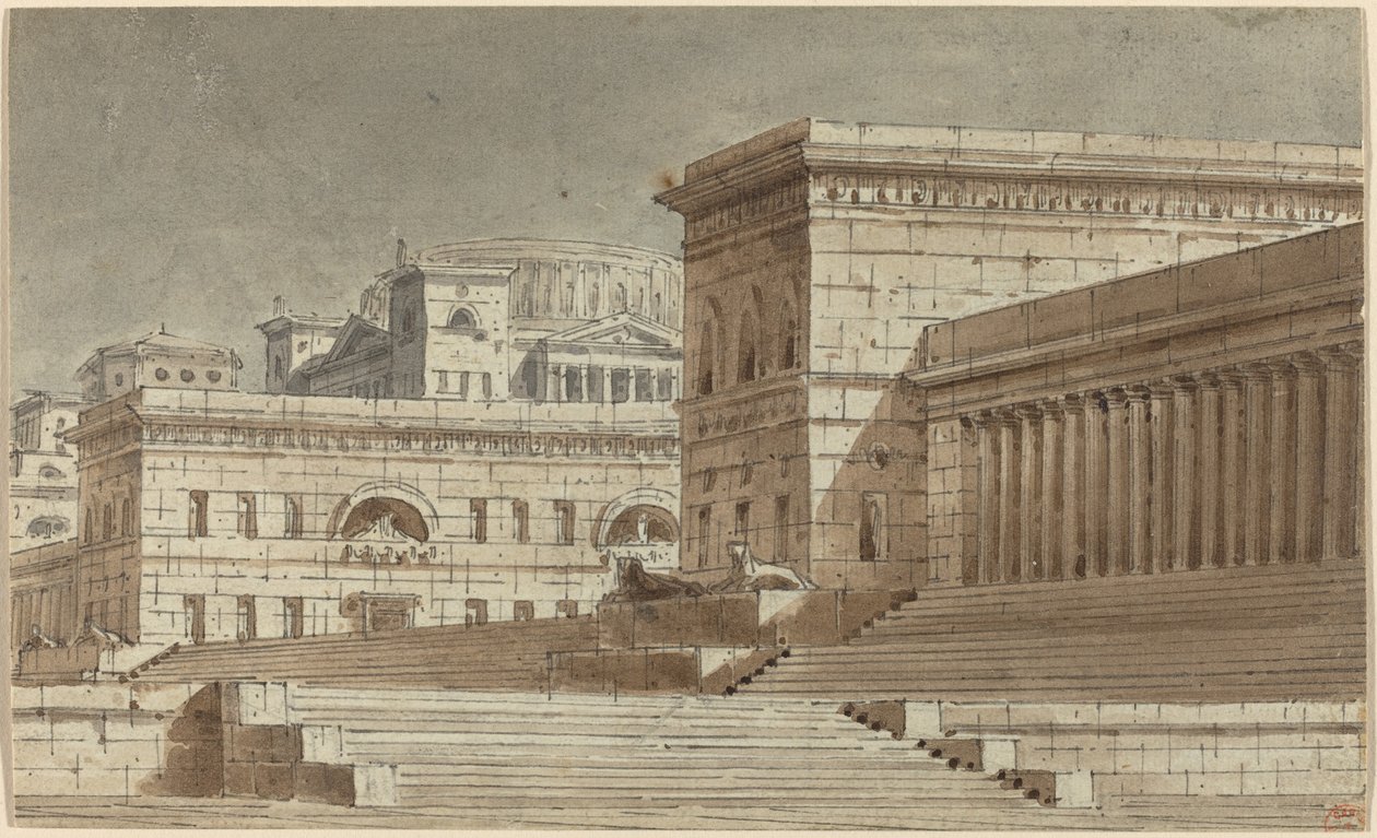 Scendesign av Italian 19th Century
