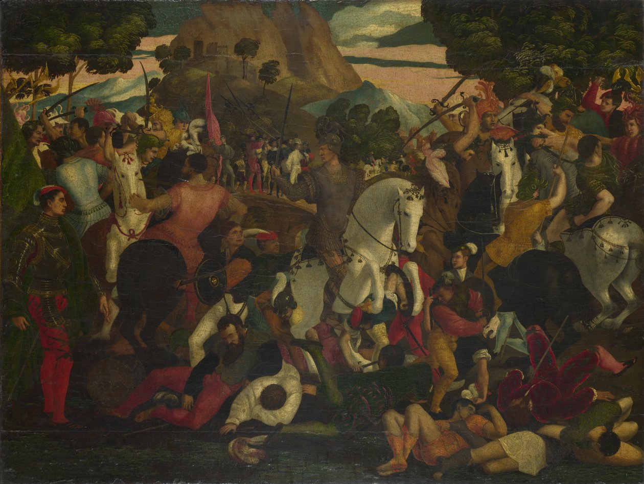 En strid, 1530-talet av Italian Master