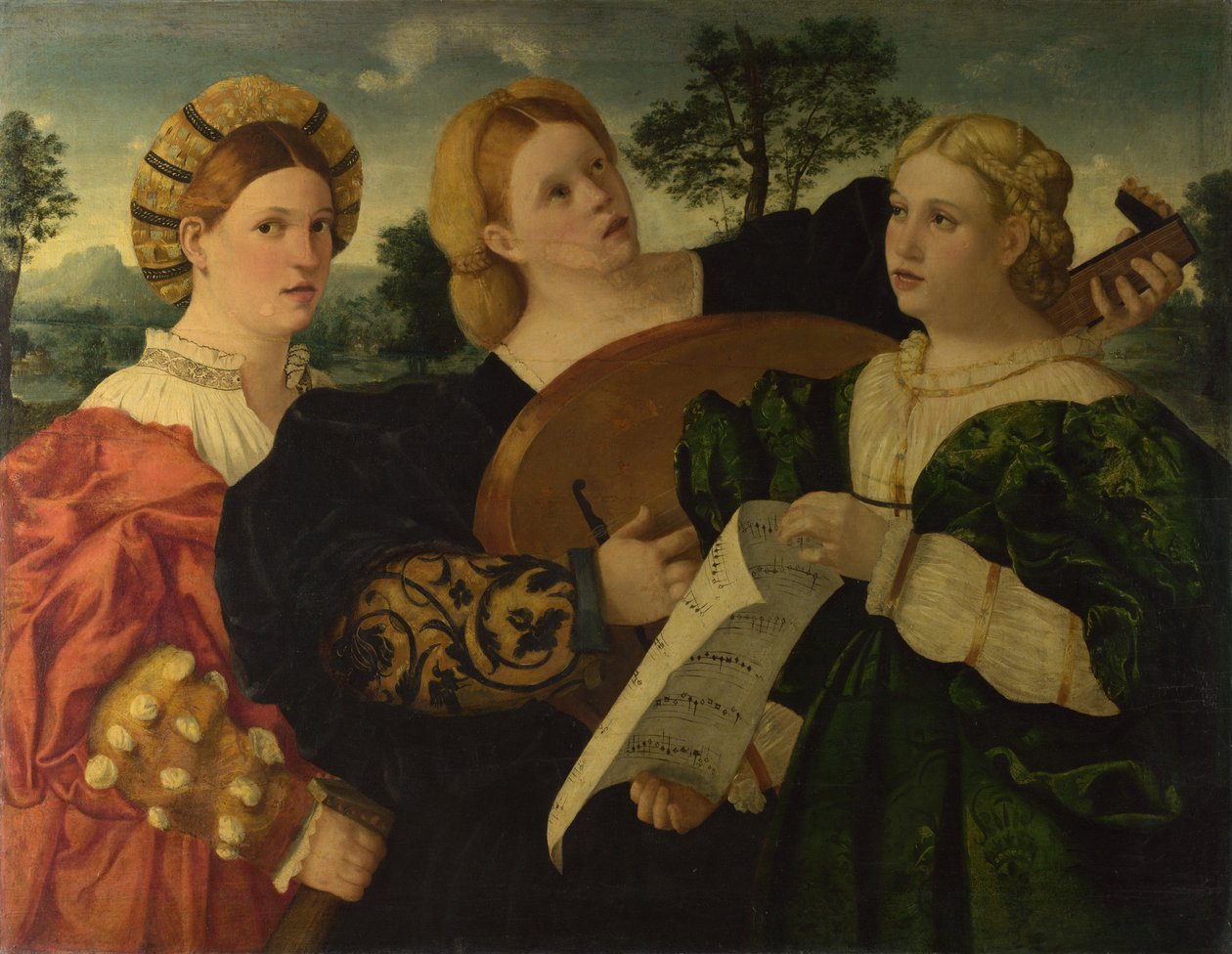 En konsert, c. 1525 av Italian Master