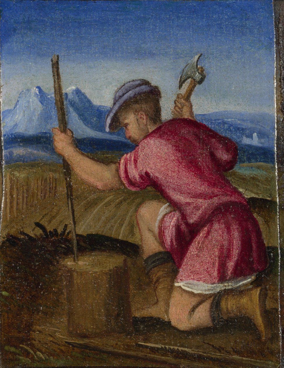 Månadernas arbete: februari, ca. 1580 av Italian Master