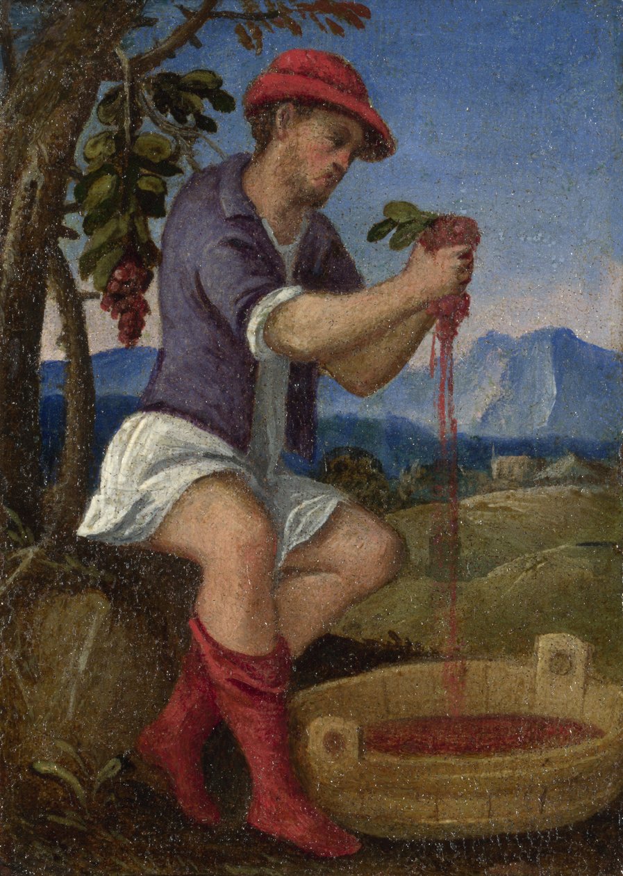 Månadernas arbete: september, ca. 1580 av Italian Master
