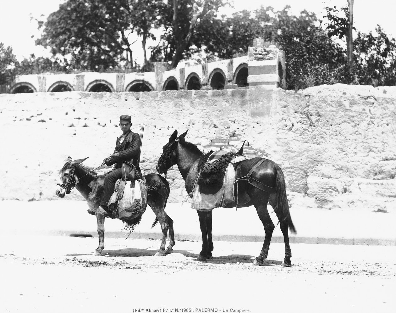 I Campiere, Palermo, ca 1920 av Italian Photographer