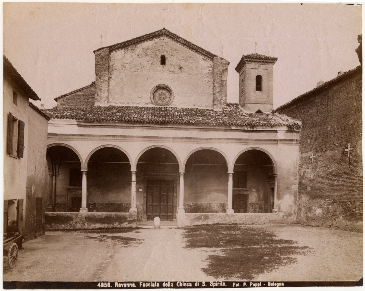 Church of Holy Spirit, Ravenna, Emilia-Romagna, Italien, fotografi av Pietro Poppi, Bologna, ca 1900 av Italian Photographer