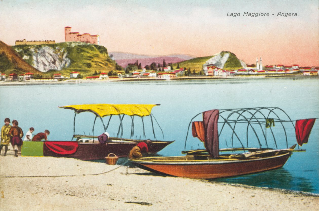 Lago Maggiore, Angera (färgfoto) av Italian Photographer