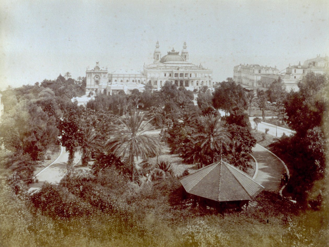 Boulingrins trädgårdar anslutna till kasinot i Monte Carlo av Italian Photographer