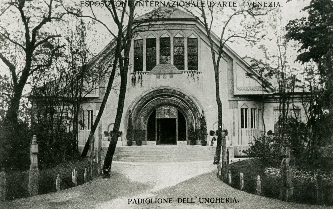 Den ungerska paviljongen vid den internationella konstutställningen, Venedig av Italian Photographer