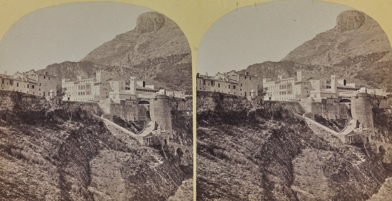 Utsikt över Prinspalatset i Monaco av Italian Photographer