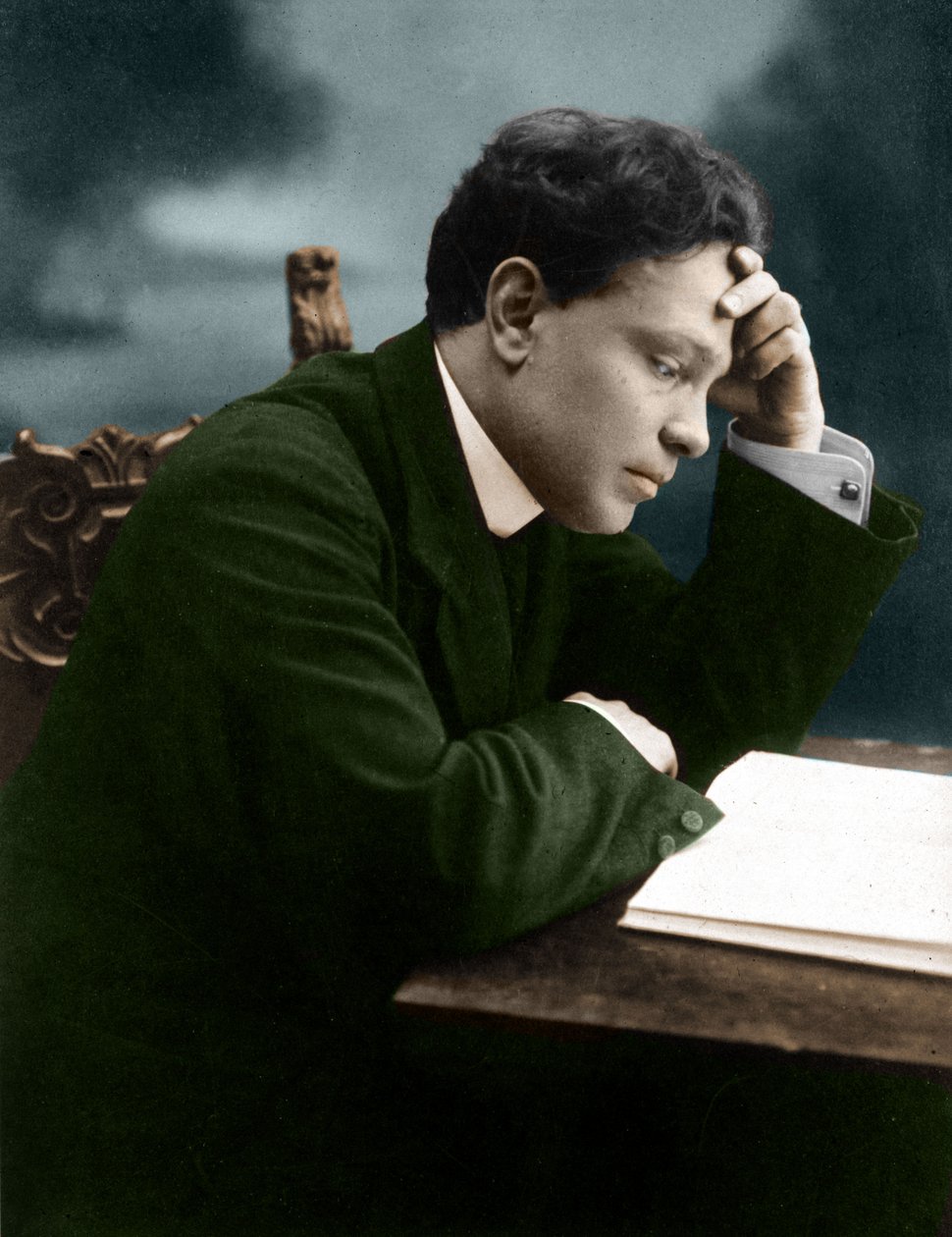 Ottorino Respighi (färgad bild) av Italian Photographer Italian Photographer