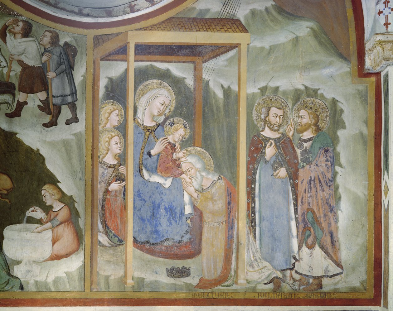 Tillbedjan av Magi, Kapell av Vår Fru av Italian School