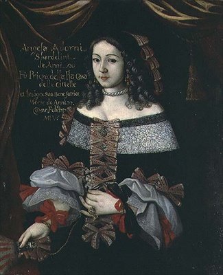 Angela Adorni, Prioress of the Pious House of Spinsters av Italian School