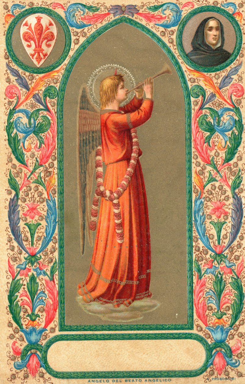 Beato Angelico (färglitografi) av Italian School