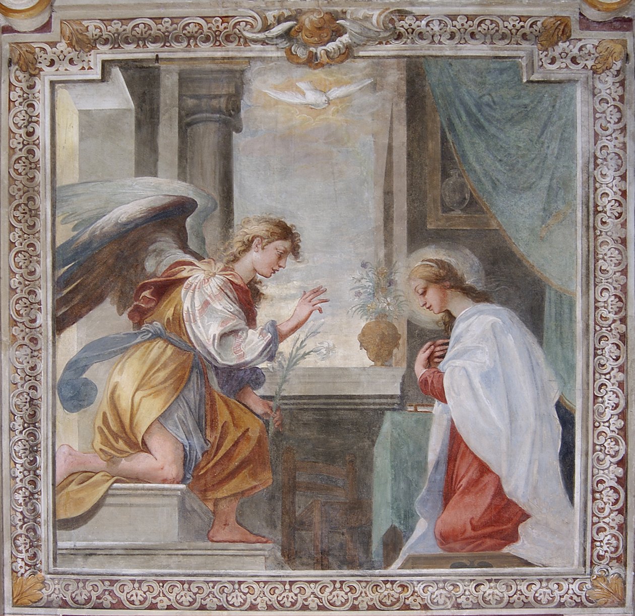 Bebådelse, kapell i Santa Margherita av Italian School