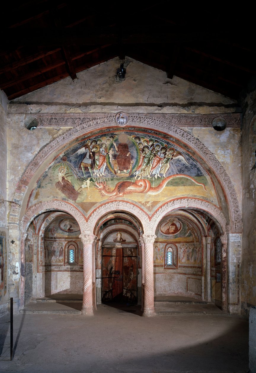 Apokalyps - fresk av Italian School
