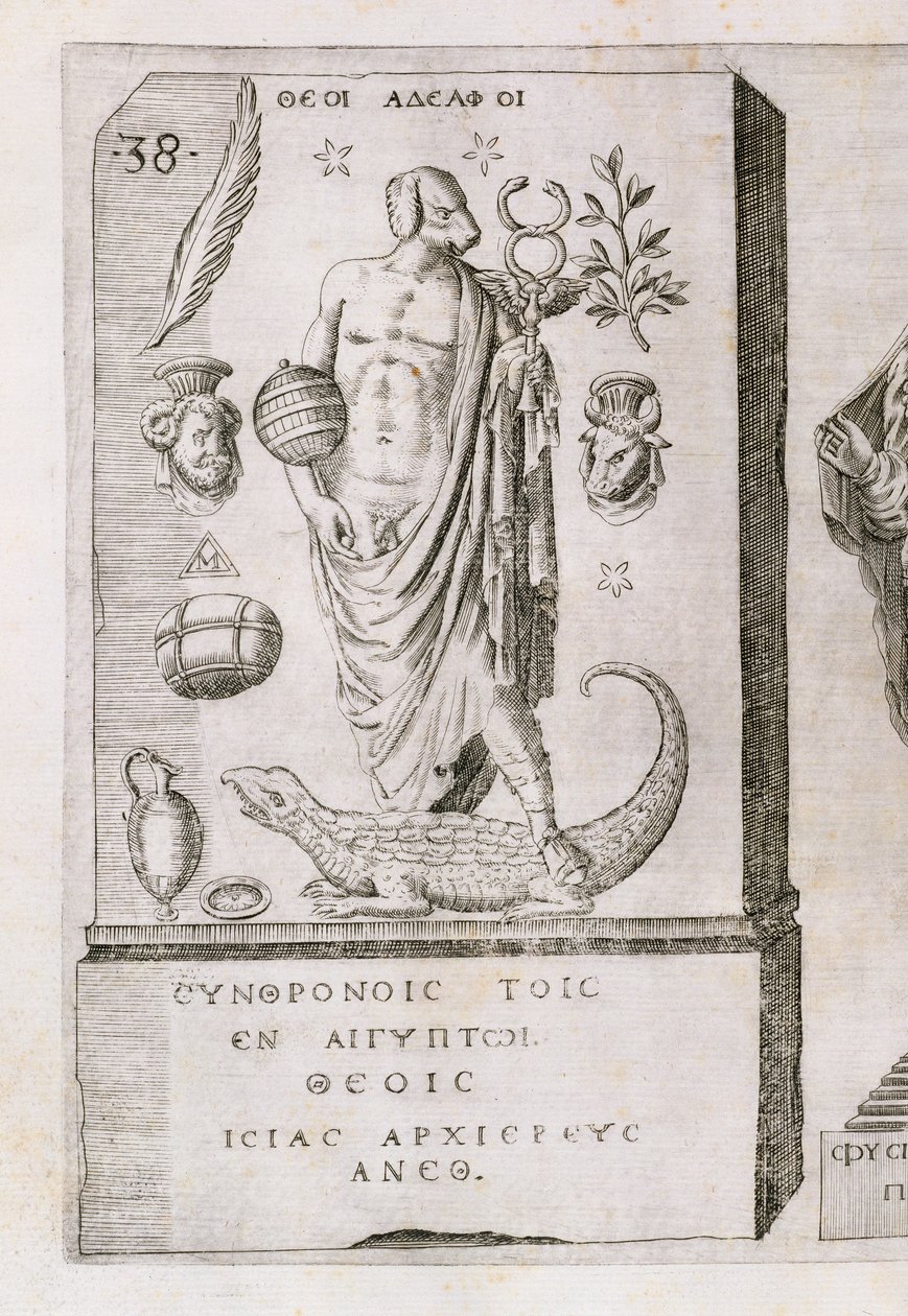 Apollo med ett hundhuvud, 1589 av Italian School