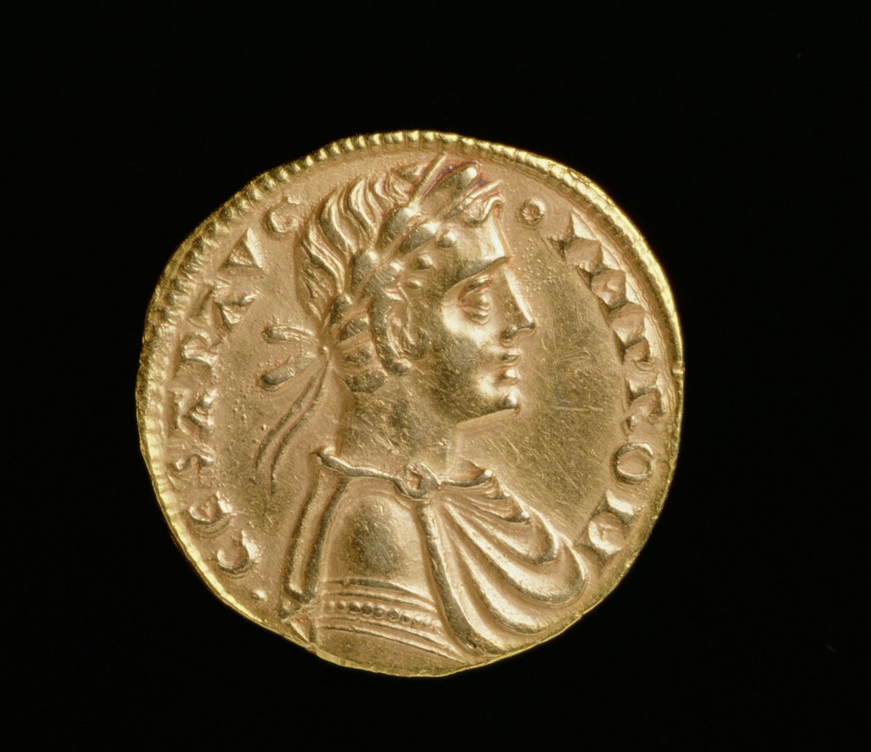 Augustalis av Fredrik II (1198-1250), kungariket Sicilien och södra Italien, Messina myntverk, 1231-50 (framsidan) (guld) (för baksidan se 168053) av Italian School