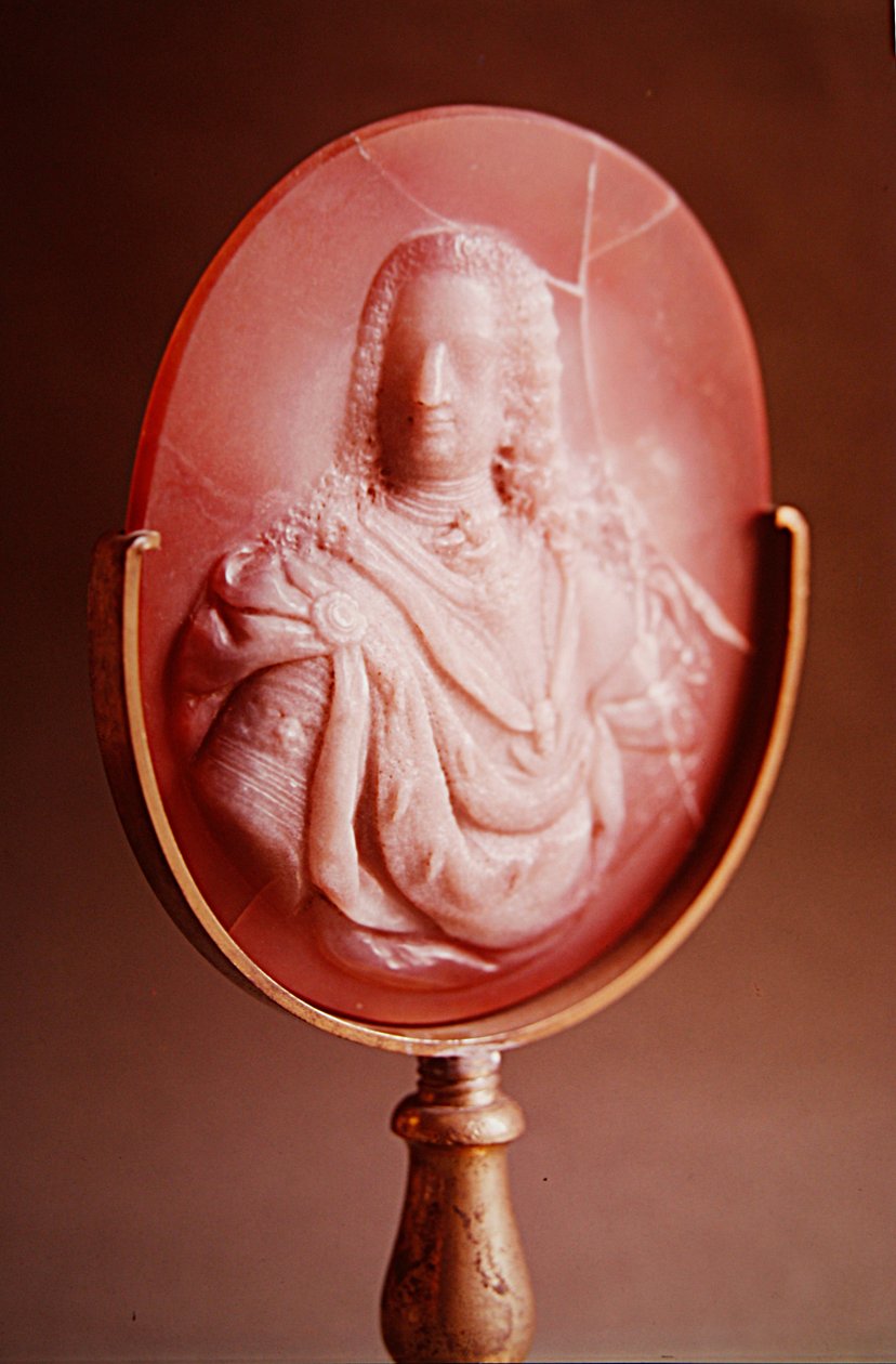 Cameo av Francois av Lorraine, ca 1740 (agat) av Italian School