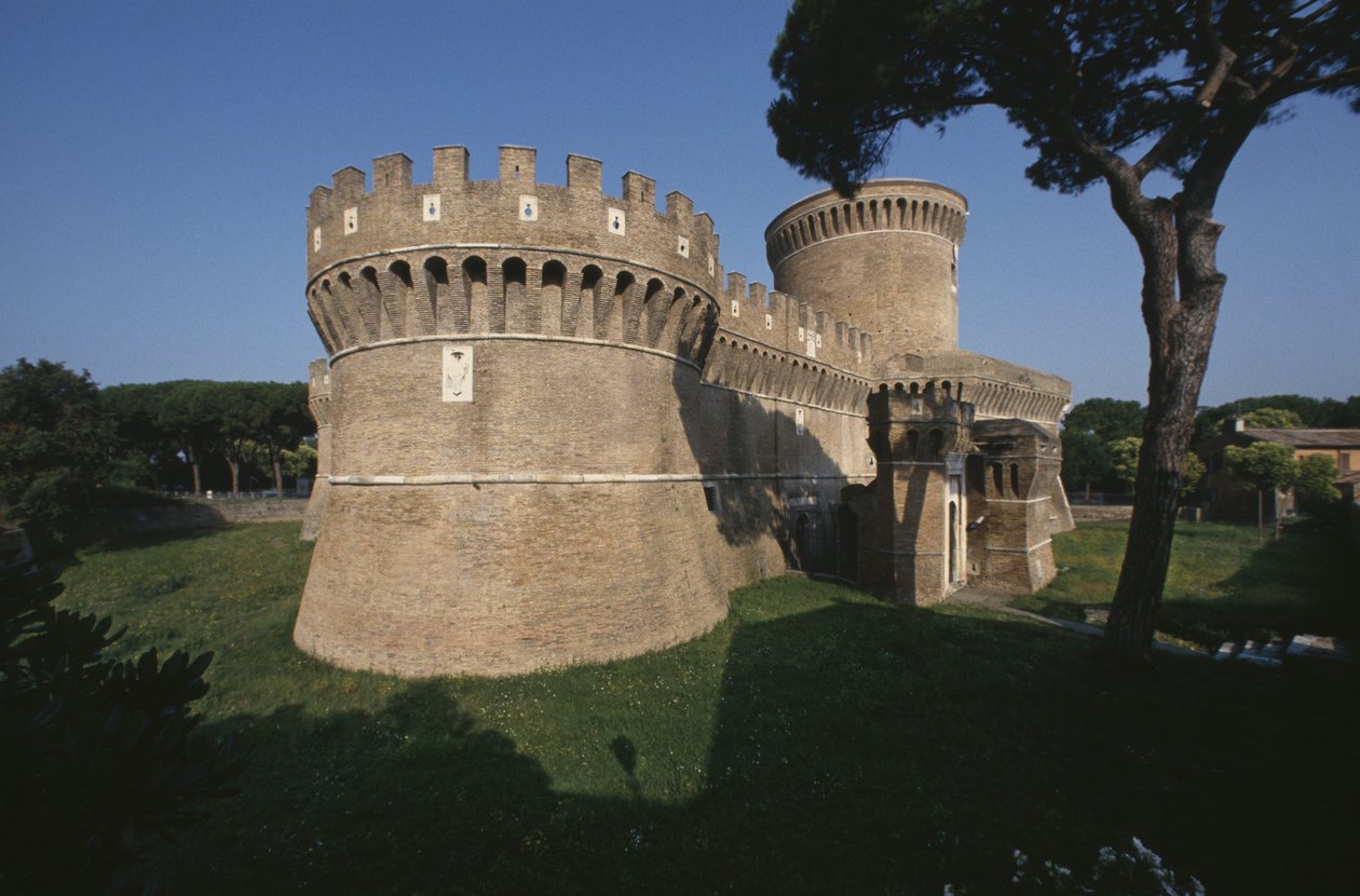 Julius II:s slott av Italian School