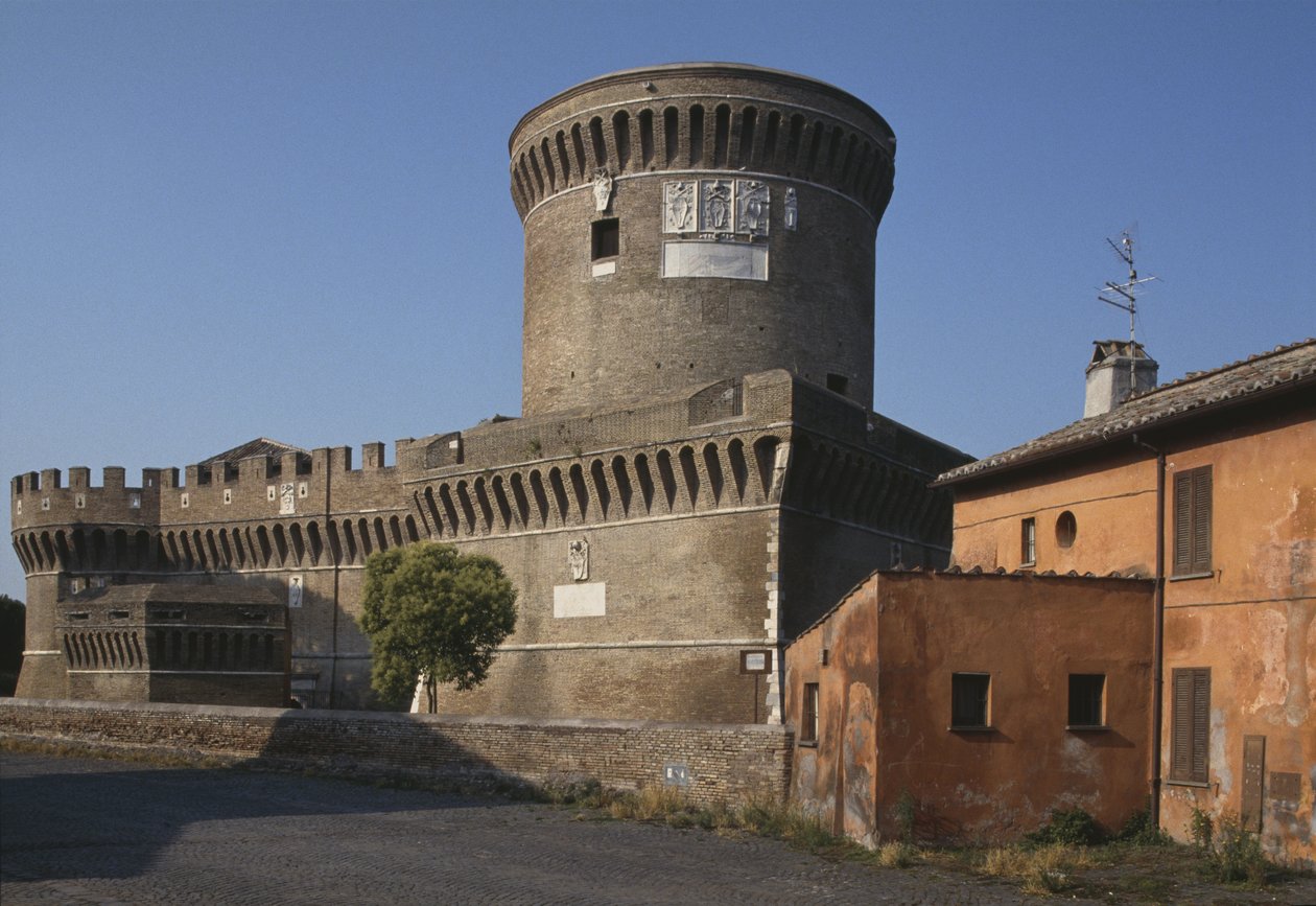Julius II:s slott av Italian School