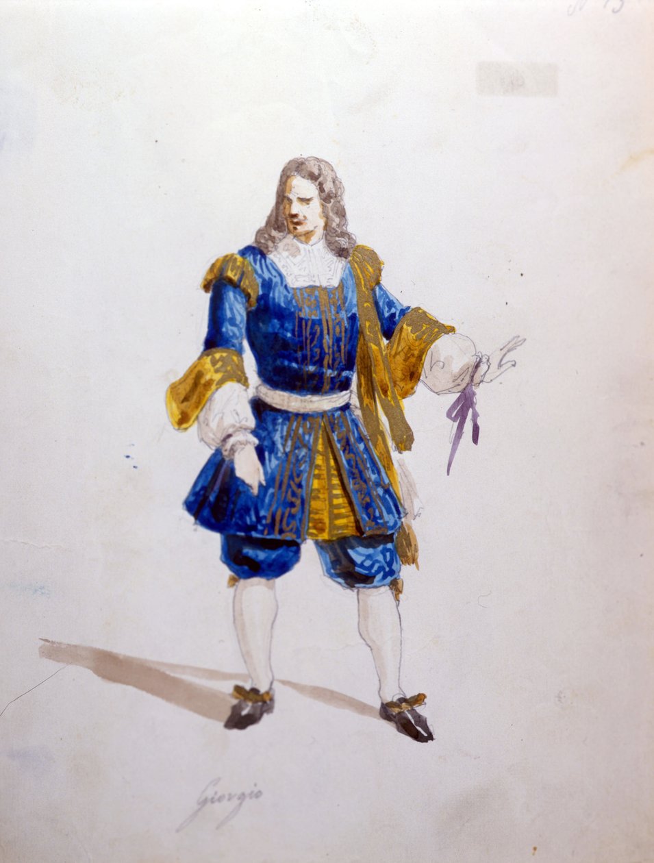 Karaktär av Giorgio i "Traviata" av Giuseppe Verdi av Italian School
