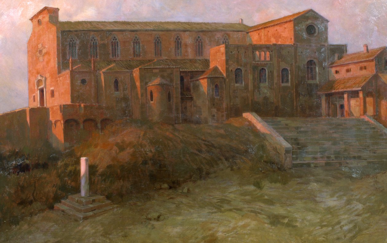 Aracoeli-kyrkan av Italian School
