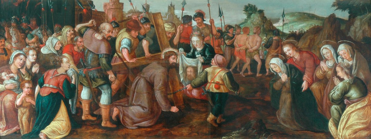 Kristus bär korset, 1501 av Italian School