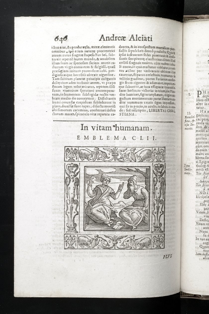 Emblem 152, In Human Life, från Andrea Alciatos Emblemata, Padua, Petro Paulo Tozzi av Italian School