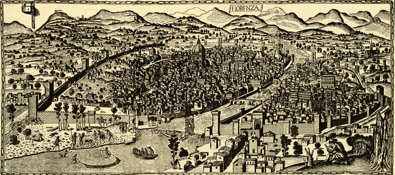 Florens omkring 1490 av Italian School