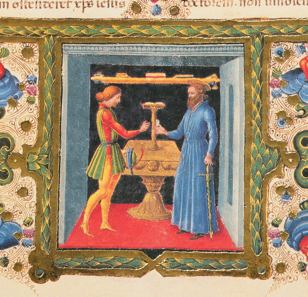 Fol.208r Brev från St. Paul till Timothy, från Borso d