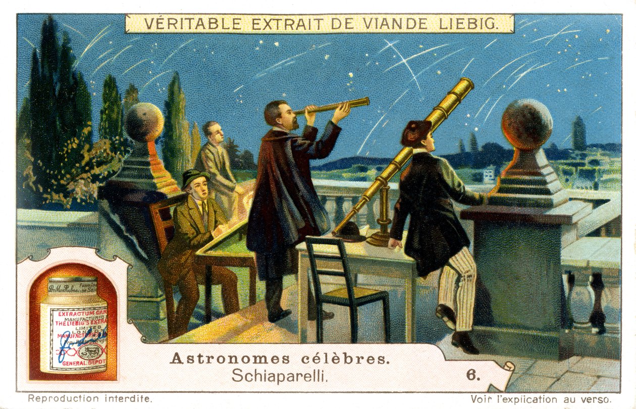 Giovanni Schiaparelli, Observation av himlen (tryck) av Italian School