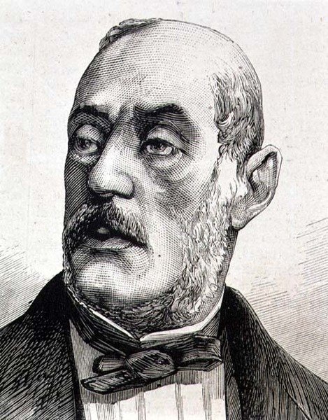 Giuseppe Ferrari (1811-1876) italiensk historiker och politisk filosof (gravyr) av Italian School