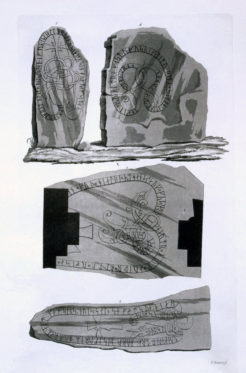 Gnistad bronser, c.1820-30-tal (färgad gravyr) av Italian School