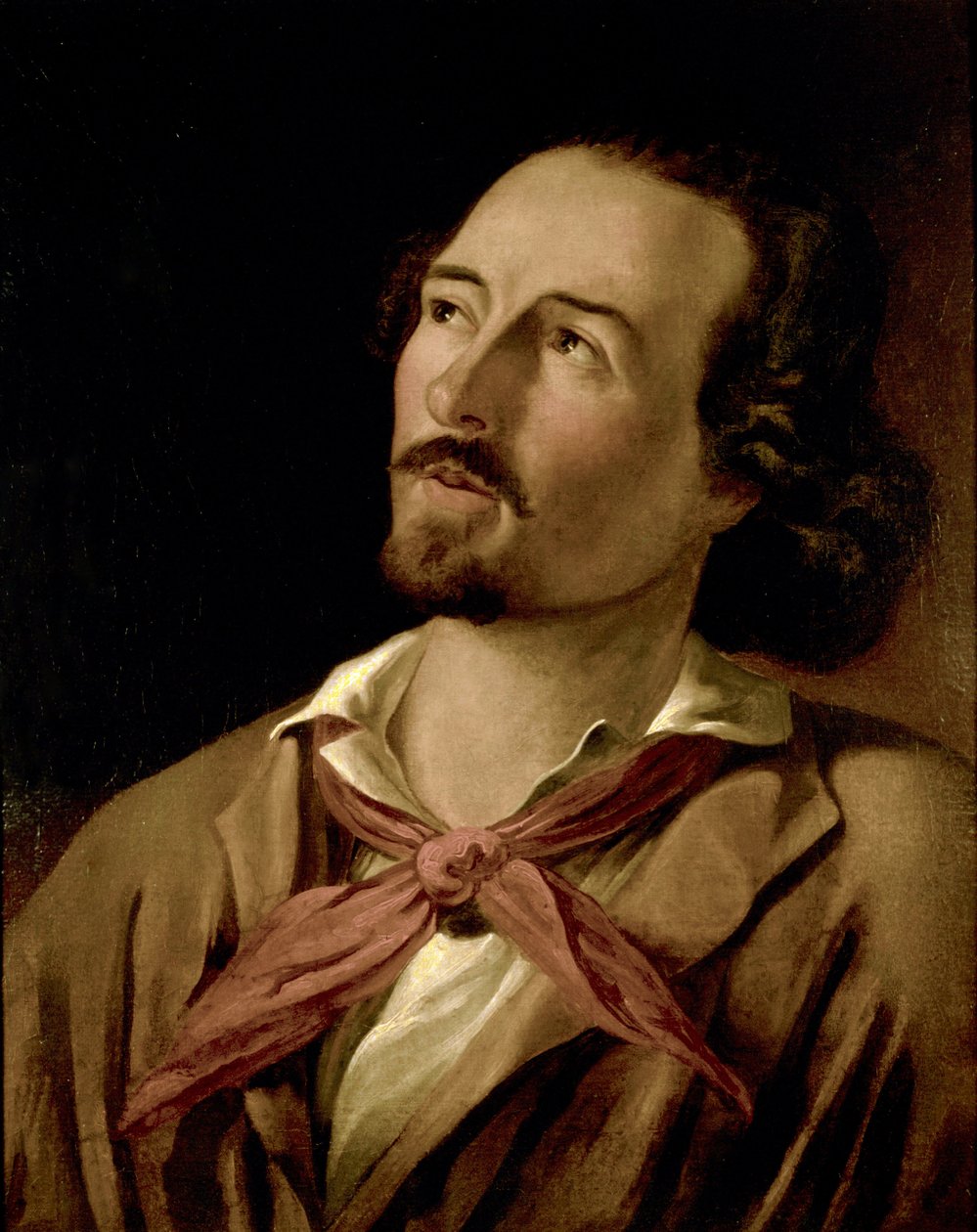 Goffredo Mameli (1827-1849) poet och patriot av italienska Risorgimento. Anonym målning från 1800-talet. Museet för Risorgimento Milano av Italian School