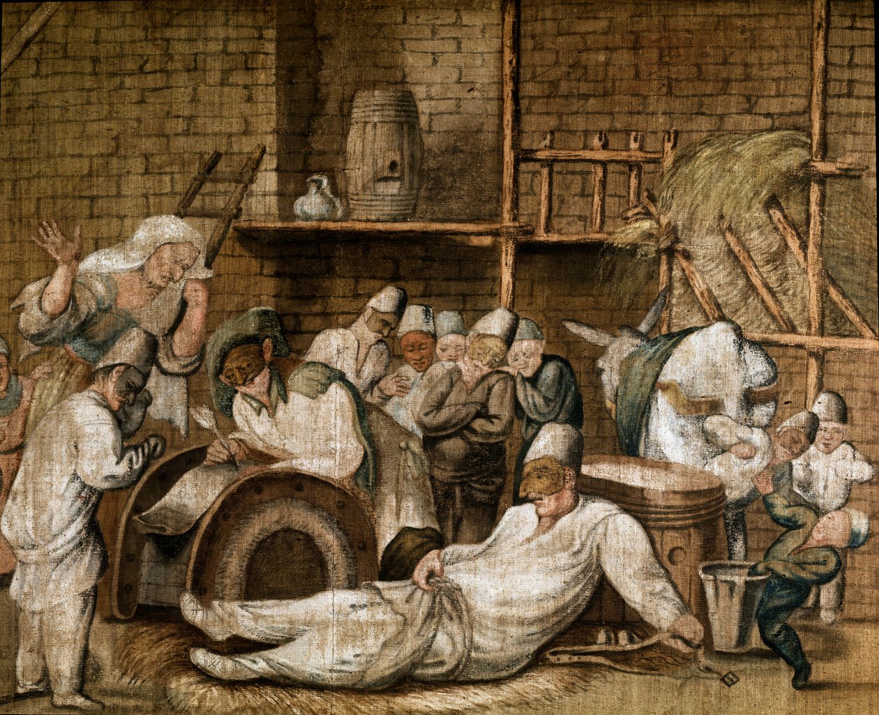 Groteska karaktärer av Commedia dell