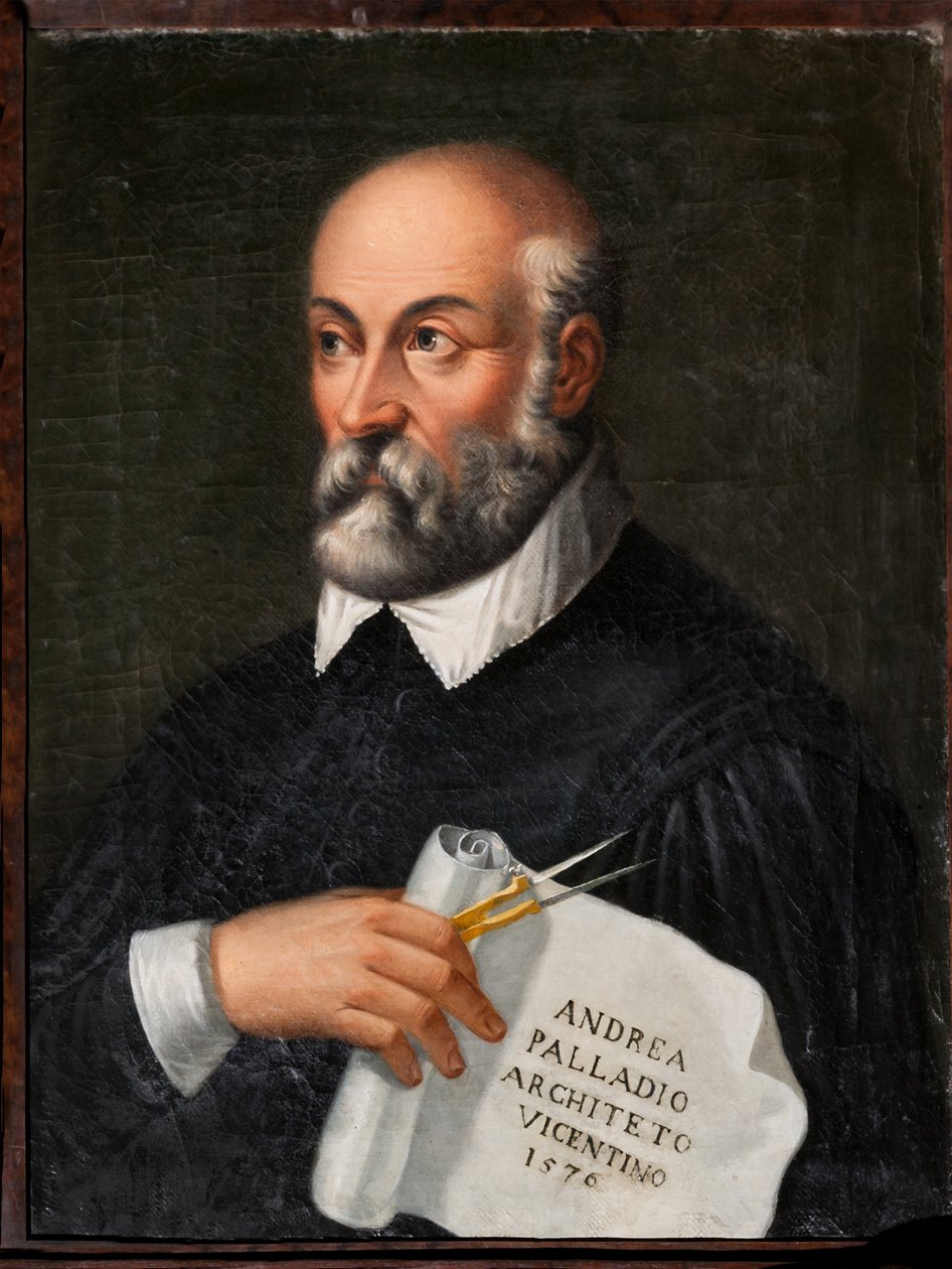 Gästboende: porträtt av arkitekten och scenografen Andrea Palladio av Italian School