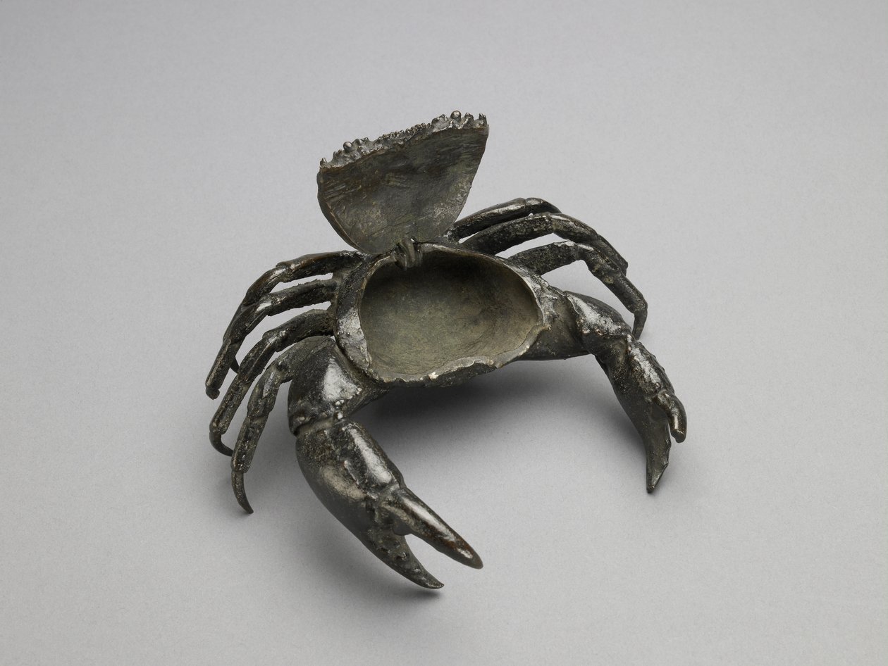 Bläckställ i form av en krabba, ca. 1560 (brons) av Italian School