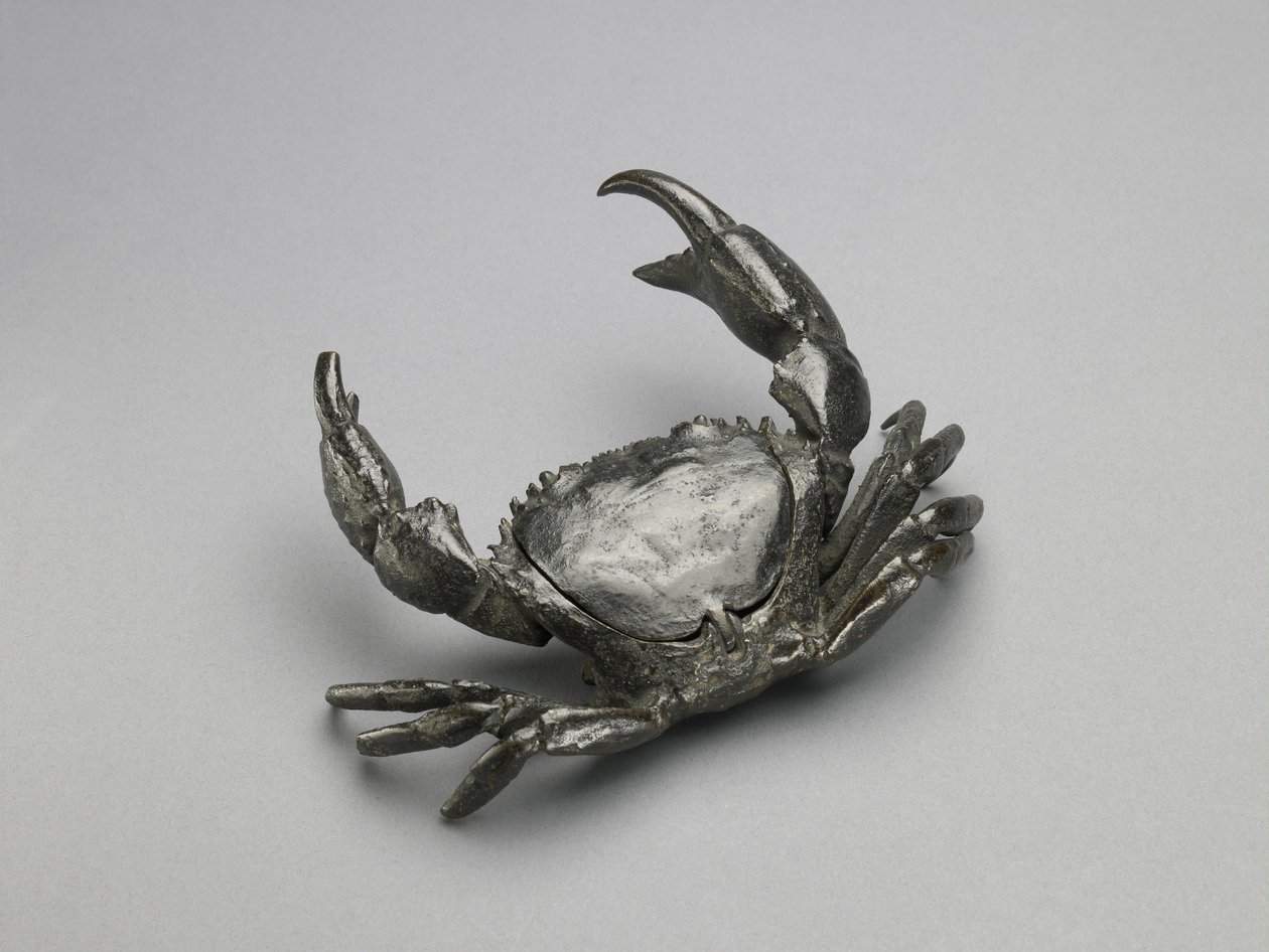 Bläckställ i form av en krabba, ca. 1560 (brons) av Italian School