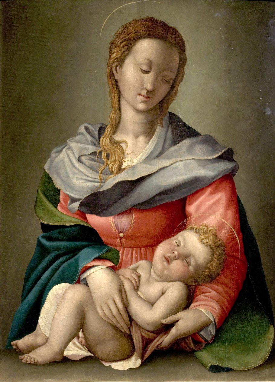 Madonna och barn, ca 1525-40 av Italian School