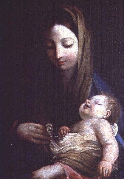 Madonna med barn, Emilianska skolan av Italian School
