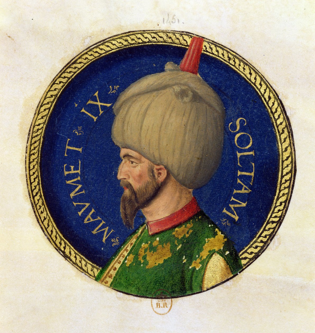 Mehmed II (1432-81) kallade Fatih, Erövraren av Italian School