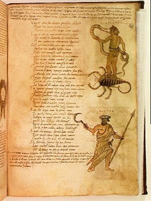 Ms Ital 483 P.4.7 f.160v Serpentarius och Bootes, från 