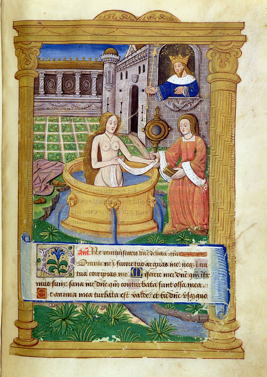 Ms Lat 623 P.6.23 f.49r David och Batseba, från 