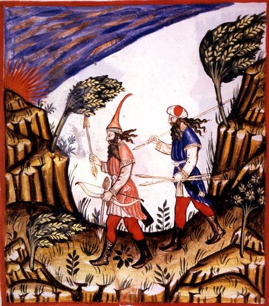 Nova 2644 fol.57v The West Wind, från 