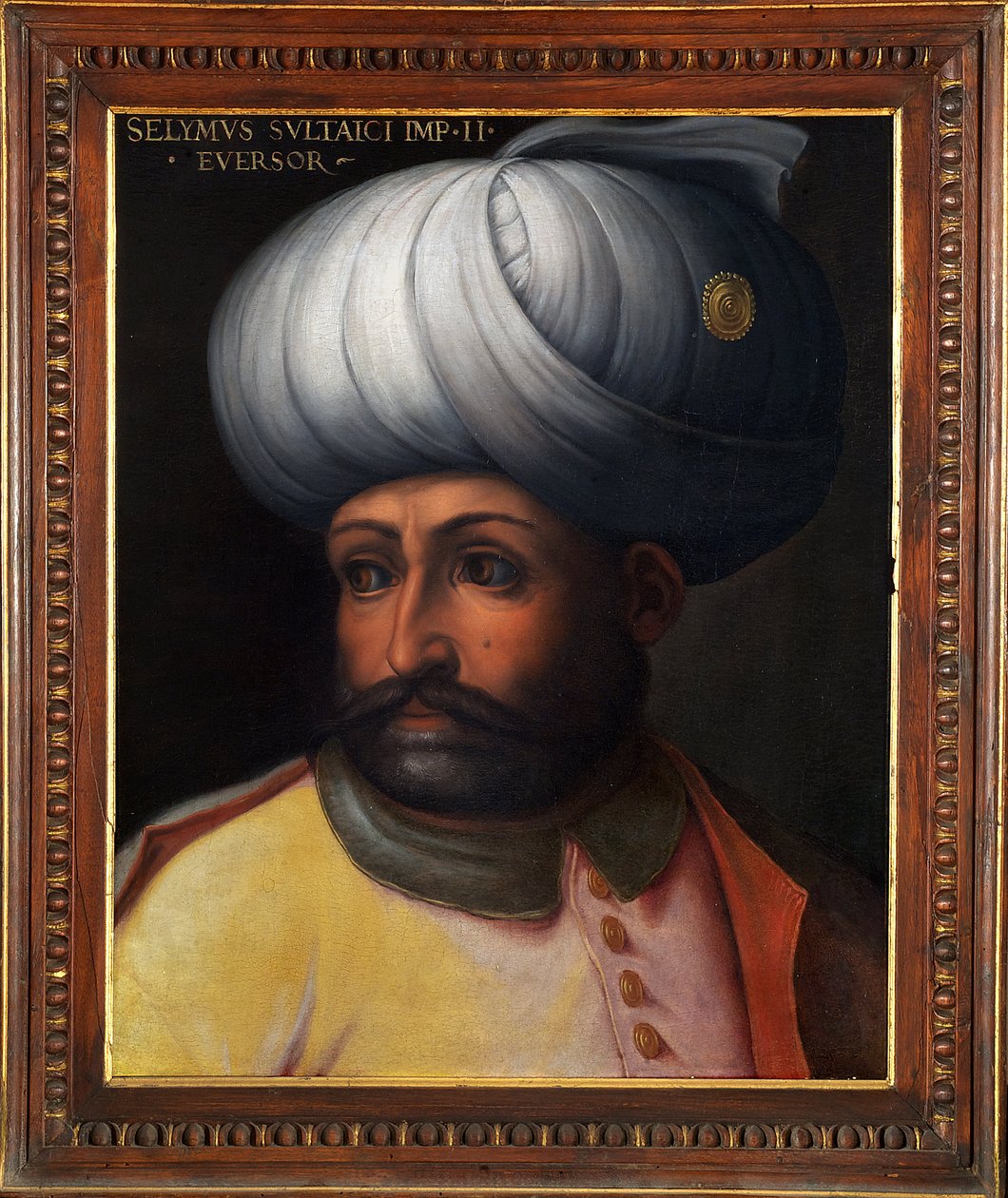 Osmanska riket: porträtt av den nionde ottomanska sultanen Selim Ii The Terrible av Italian School