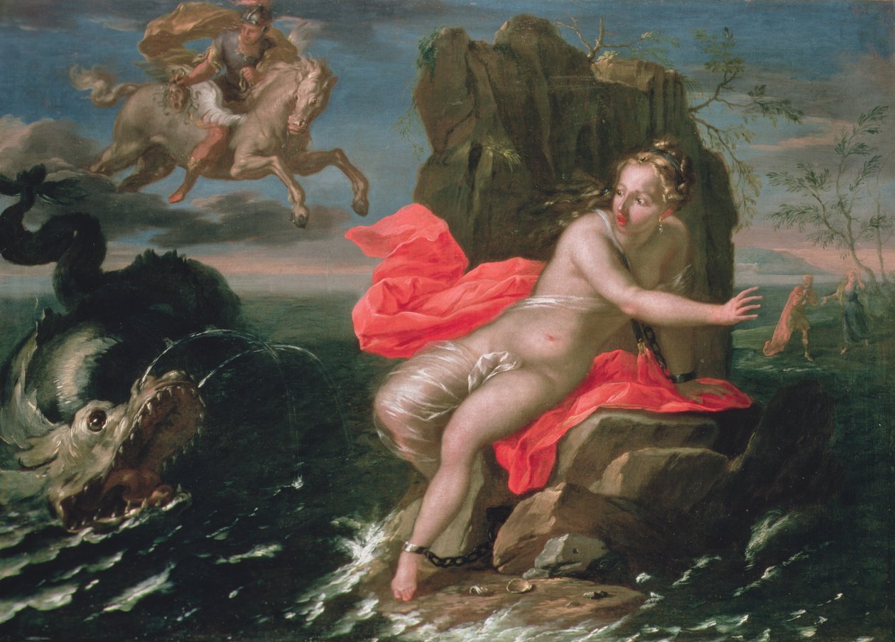 Perseus och Andromeda, Bolognese School av Italian School