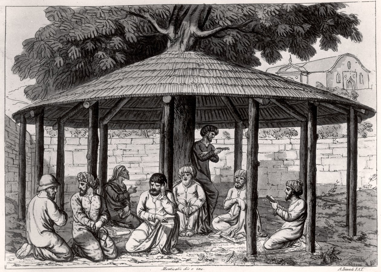 Persiska sufier, tidigt 1800-tal av Italian School