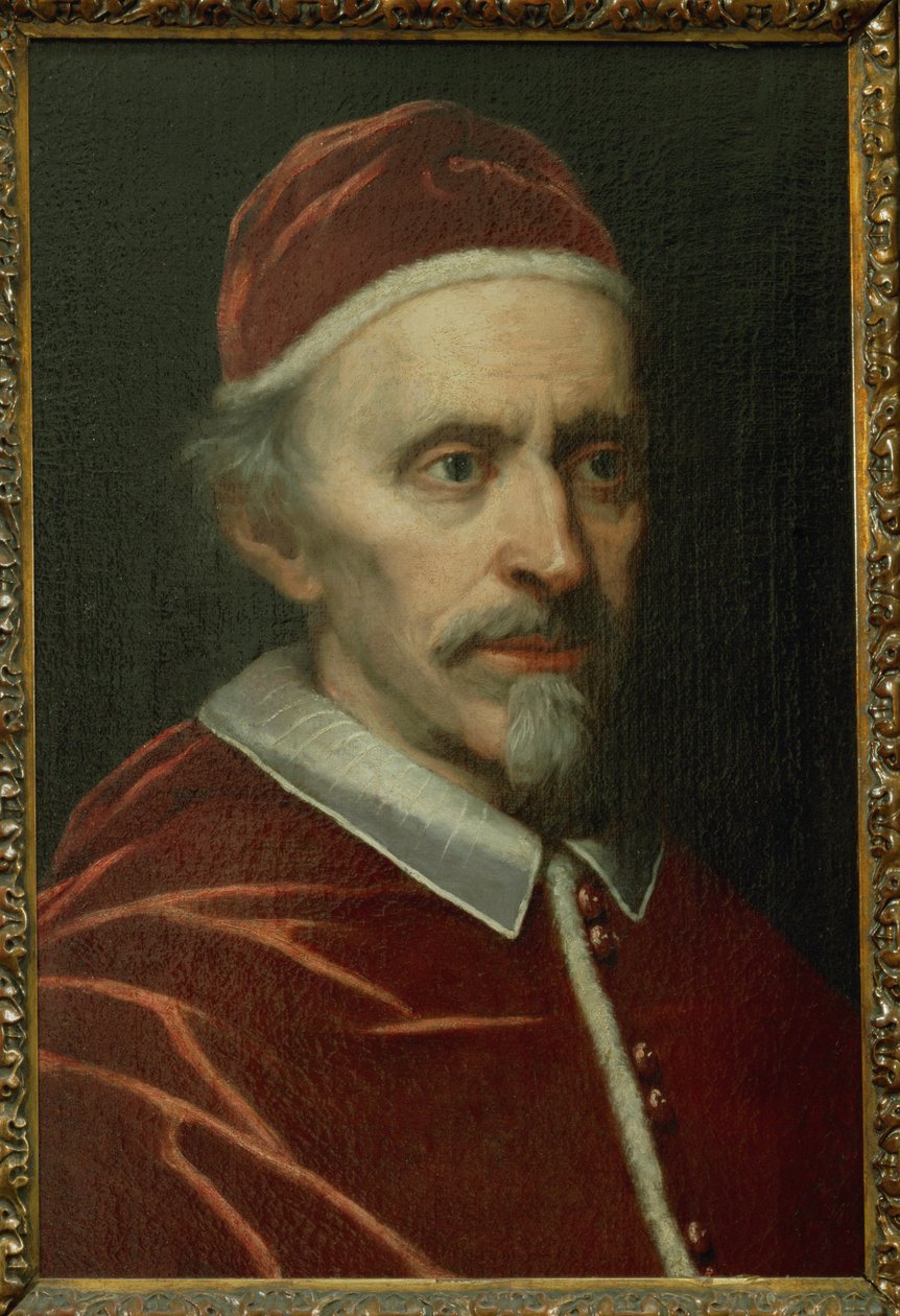 Påven Innocentius XI, påve 1676- 1689 ... (olja på duk) av Italian School