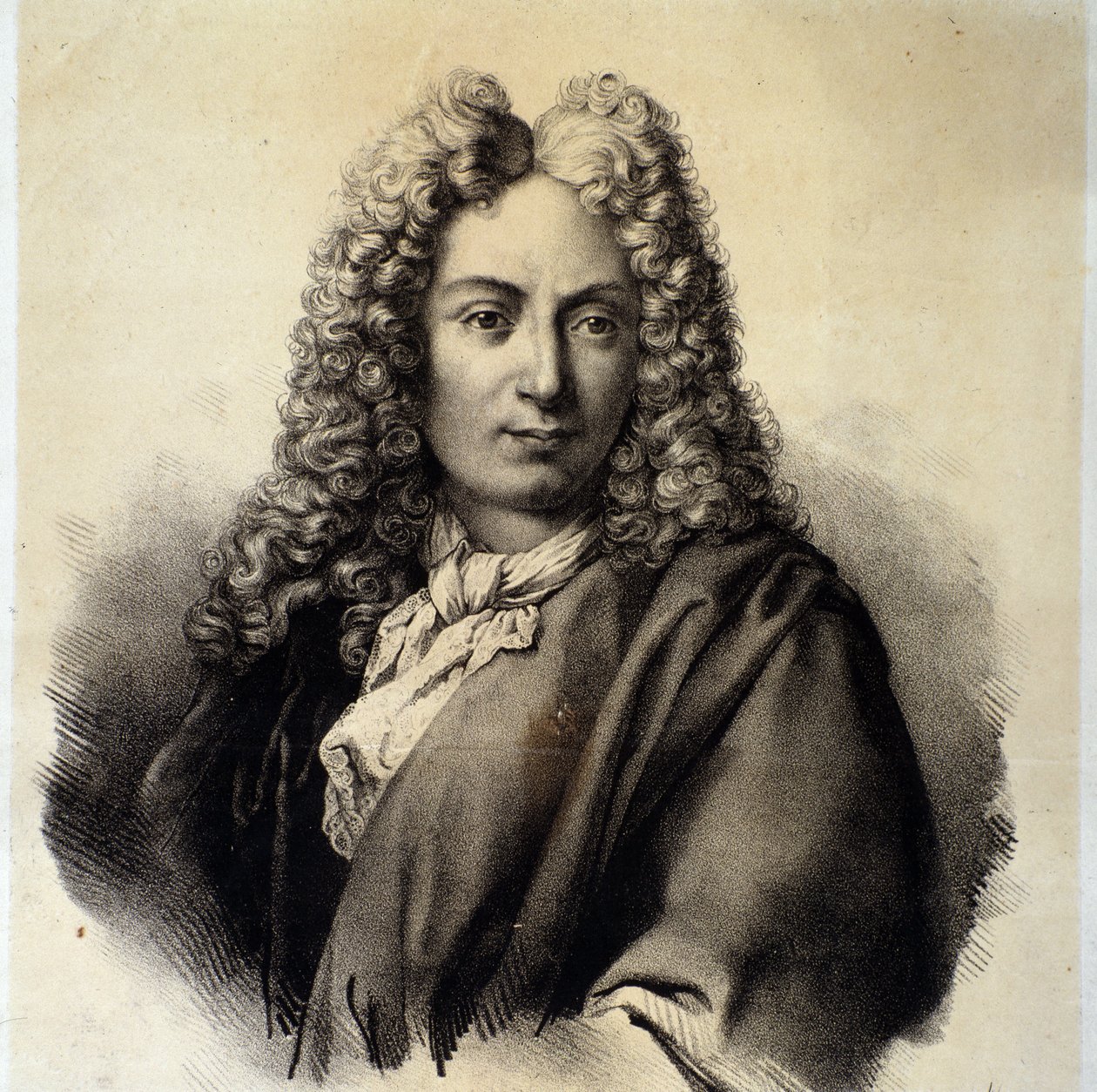 Porträtt av Arcangelo Corelli (1653-1713), italiensk kompositör och violinist av Italian School