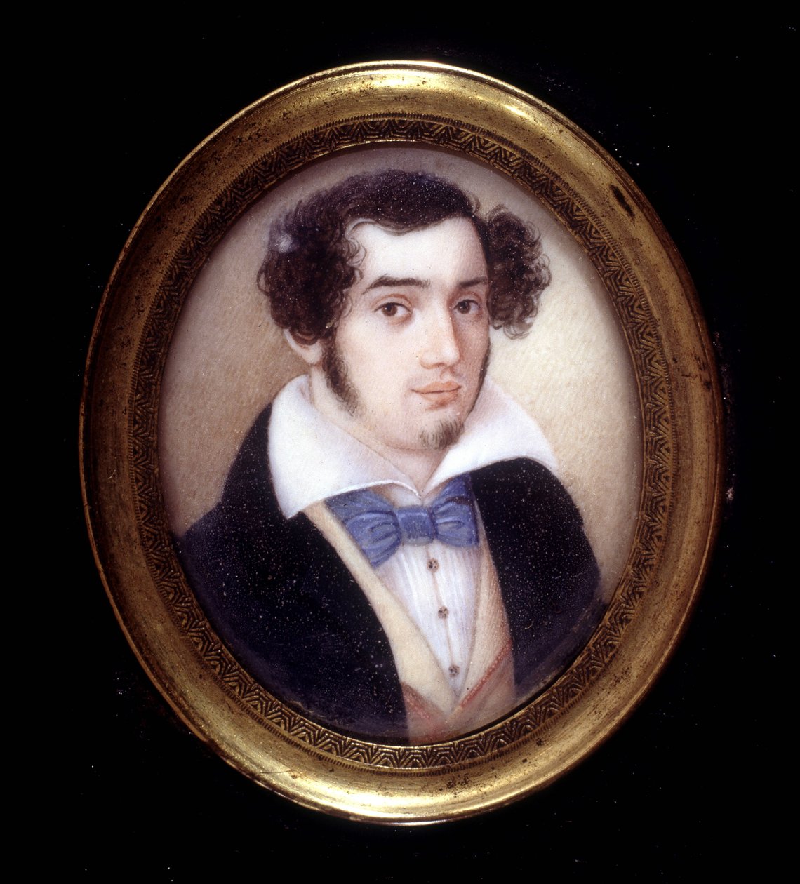 Porträtt av Ciro Menotti (1798 - 1831). Risorgimentos museum. Milano av Italian School