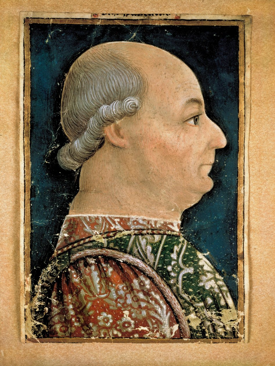 Porträtt av Francesco Sforza av Italian School